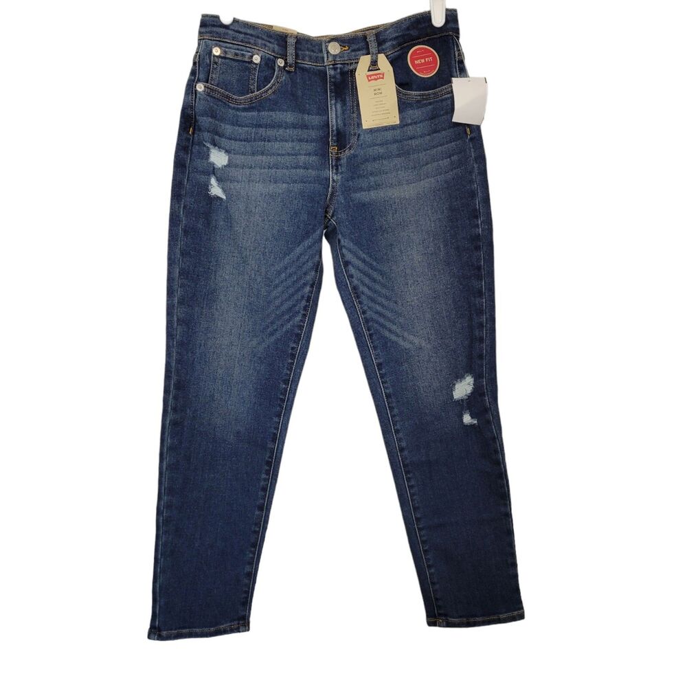 Levi's Girls' High-Rise Mini‎ Mom Jeans - Size 12 Reg